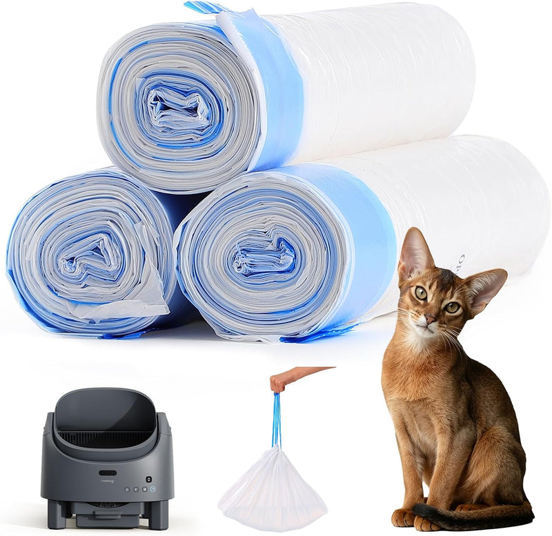Automatic Litter Box Self Cleaning - Trash Bags 3 Rolls