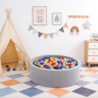 Star Ball Pit Balls for Toddlers, Ball Pool Play Tent - Classic Blue Red / 100 - image 2