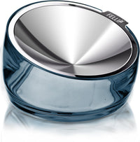 Felli Pet Oblik Acrylic Raised Dog Food Water Bowl Stainless Steel - Shadow / 0.5 Cups Shallow Dish