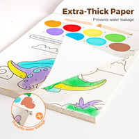 Jar Melo Paint with Water Books for Toddlers, Animals – Fun for Kids & Family - Dinosaur - image 2