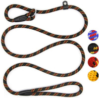 Dog Rope Leash, Dog Training Leash for 10-80 lb - Black