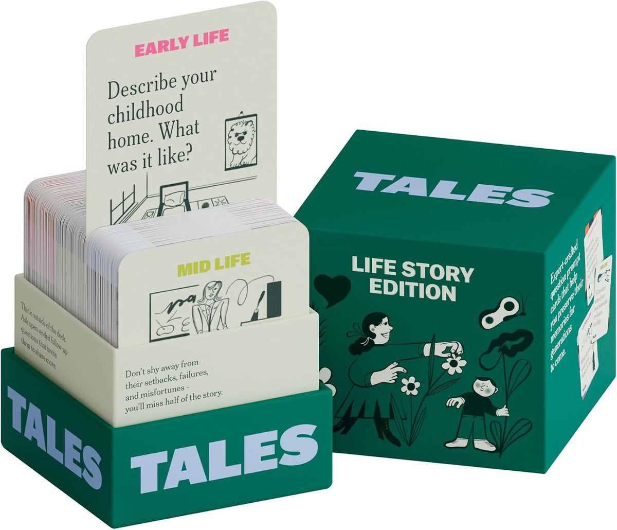 TALES 150 Conversation Cards, Create Meaningful Connections - Life Story Edition