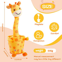 Dancing Talking Giraffe Toy, Singing Giraffe Baby Toys for Kids – Fun for Kids & Family - Smiling Giraffe - image 2