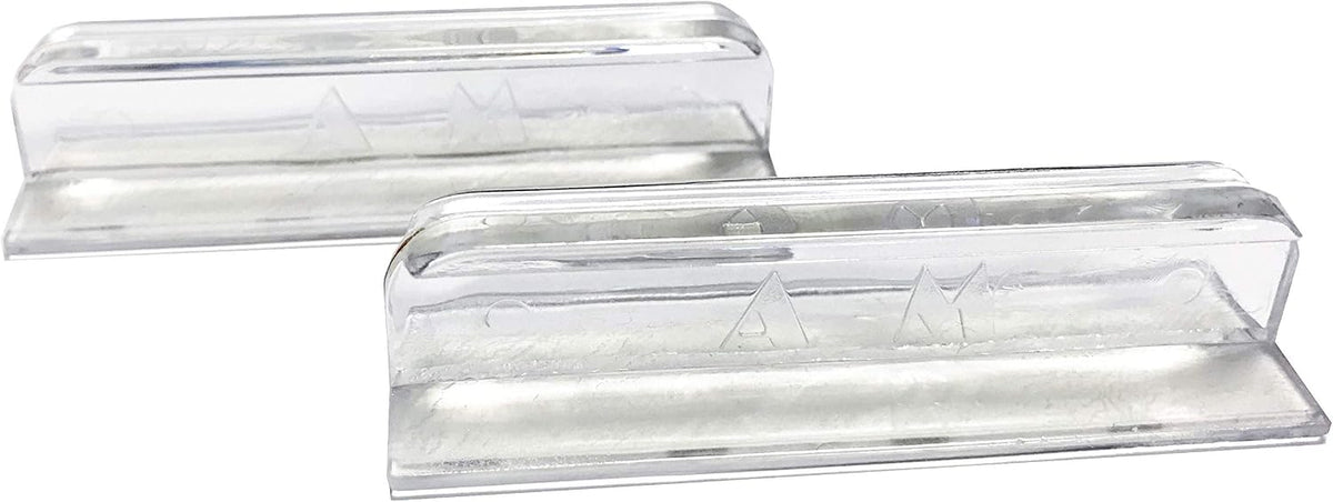 2-pack of clear plastic glass canopy handles for aquarium hoods - view 2