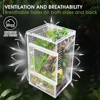 MYGIIKAKA Jumping Spider Enclosure Accessories - 3x3x6 inch - image 3