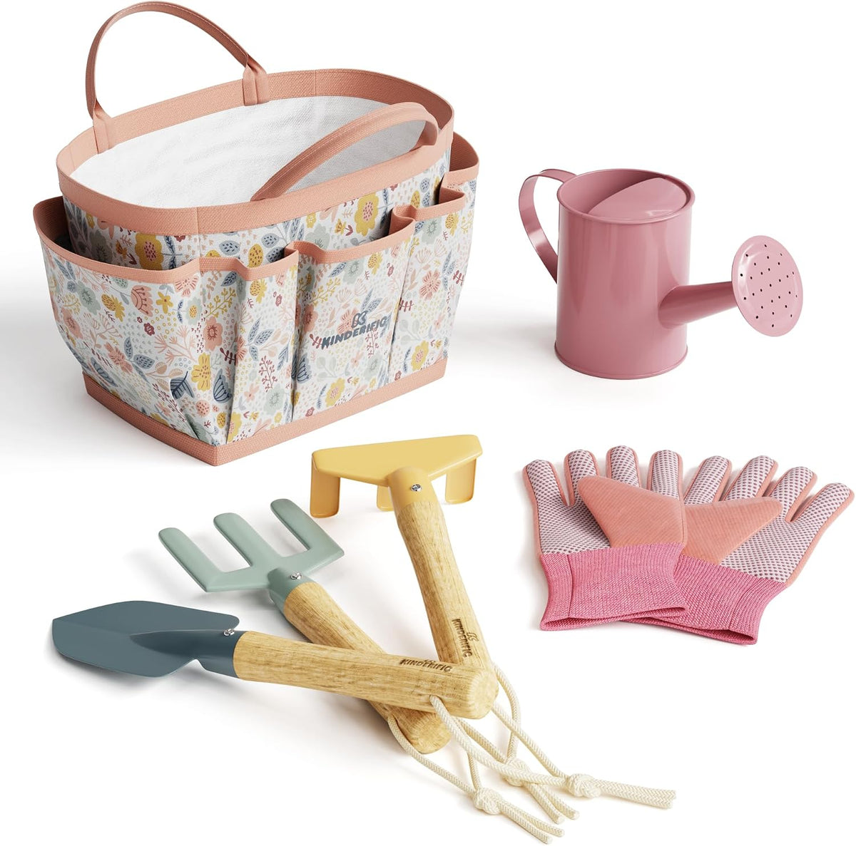 Gardening Set, Tool Kit, for Kids, STEM, Includes Tote Bag - Petal - image 2
