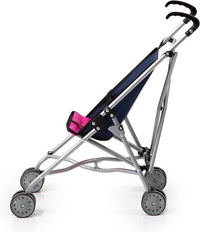 Bayer Design Doll Buggy - Folding Stroller for Dolls up to 18 Inches, Blue – Fun for Kids & Family - Blue/Pink - image 3