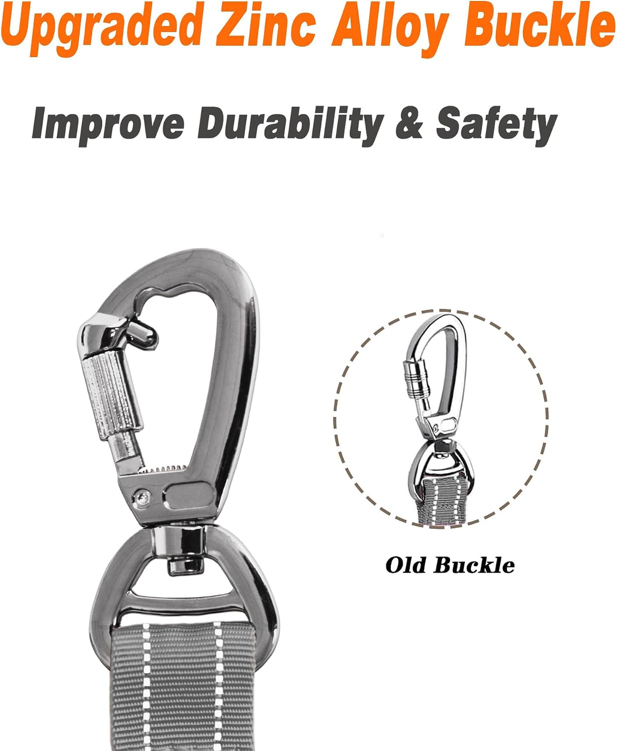 AUBELL Tactical Dog Leash Heavy Duty - Grey - image 2