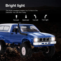 WPL C24 RC rock crawler 1:16 scale 4x4 off road RC truck - view 4