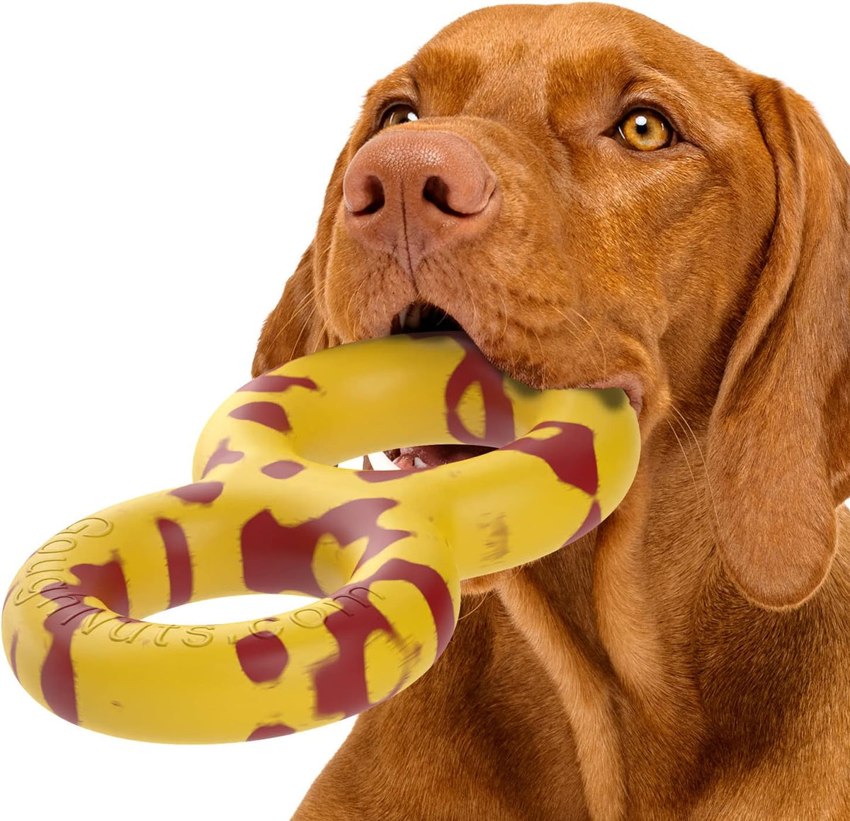 Goughnuts, Dog Toys for Aggressive Chewers - Medium (30-70 lb) (Original Size) / Yellow