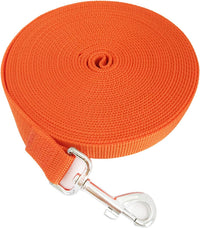SALO Nylon Training Dog Leash for Small Medium Large Dogs - Orange / 3/4 inch x 15 feet - image 3
