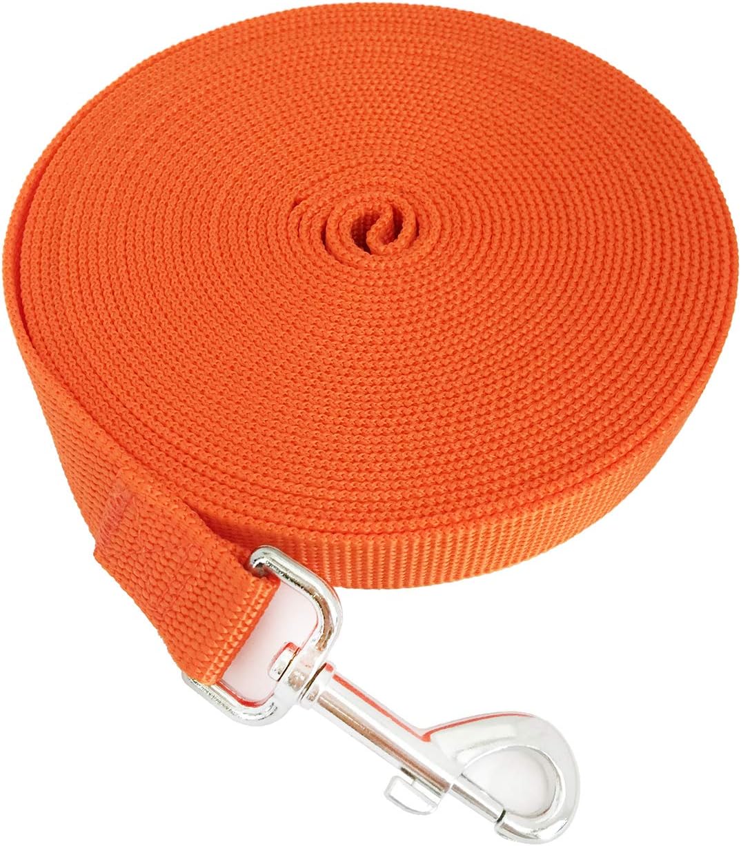 SALO Nylon Training Dog Leash for Small Medium Large Dogs - Orange / 3/4 inch x 15 feet - image 3