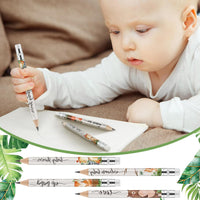 Tinlade 60 Pcs Baby Shower Pencils for Games, Mini Golf Pencil - Wooden Animal - image 4