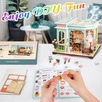 DIY Miniature House Kit, Pet Shop Book Nook Kit with LED Light - Tailor Shop - image 4