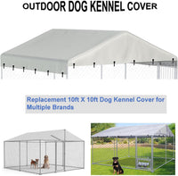 Outdoor Dog Kennel Cover 10'W x 10'L Replacement Covers - Beige / 10'W x 10'L x 1.8'H - image 4