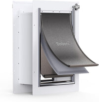 Baboni Pet Door for Wall, 3-Flap - 3-Flap(Metal Frame,Aluminum Lock) / Medium