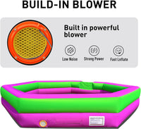 WARSUN 15 ft inflatable gaga ball pit with notched entry and built-in blower - view 20