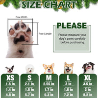 Anti Slip Dog Socks to Prevent Licking Paws - X-Large (4 Count) / Santa Claus - image 2