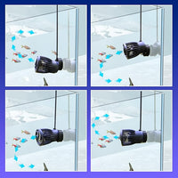CONQUERALL 520-2600GPH 15W Wave Maker for Aquarium 24V DC Fish Tank Wave maker Sine Wave Technology Large Flow and Ultra Quiet Suit for Freshwater and Saltwater