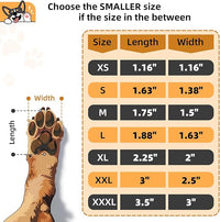 Non-Slip Dog Paw Protector Pads for Senior Dogs, Dog Paw Adhesive Pads on Hardwood Floor,Senior Pets Essentials with Strong Traction,Rubber Grippers,Blue,12 Sets 48 pc XXL
