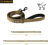 OneTigris No-Pull Dog Leash with Handle for Medium Large Dogs – Essentials for Dogs - Brown / 4FT - image 2