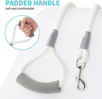 Mile High Life Dog Leash, with Padded Handle - White / 5 Feet - image 3