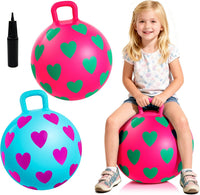 EVERICH TOY 18 inch hopper ball for kids with handle, purple pink clouds - view 4