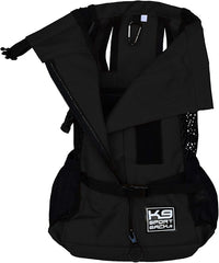 K9 Sport Sack | Adjustable Dog Carrier Backpack (Medium, Plus 2 - Jet Black)
