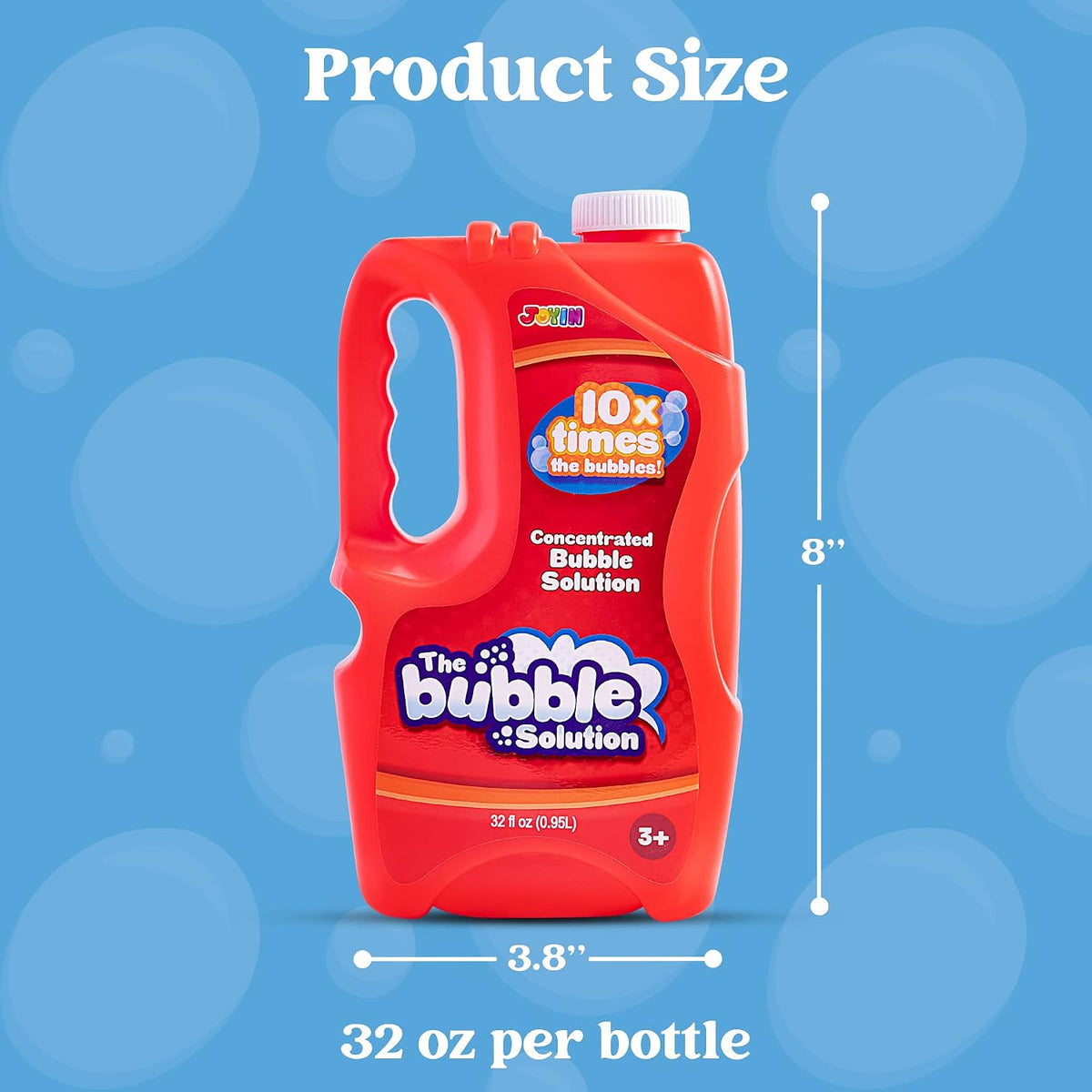 JOYIN 32 OZ Concentrated Bubble Solution for Bubble Machines - Red - image 4