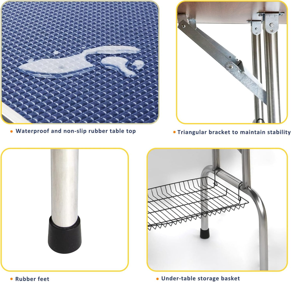 ROOMTEC 46" Dog Grooming Table - Blue / 46in - image 4