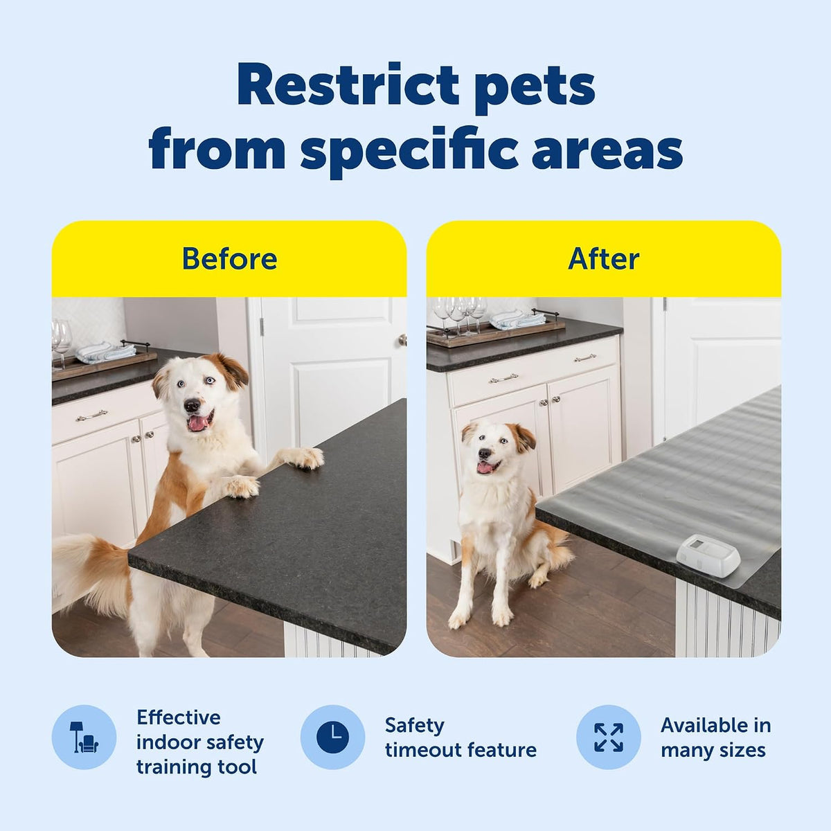 PetSafe ScatMat Indoor Training Mat – Essentials for Dogs - Large (48 in X 20 in) - image 3
