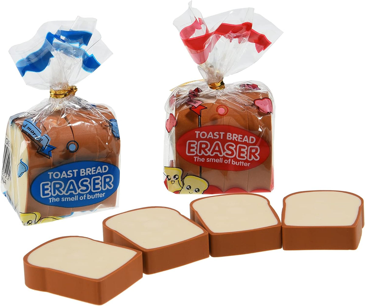 15Pcs Cute Fruit Erasers for Kids - BREAD