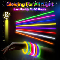 SpringFlower 100 PCS Glow Sticks Bulk Party Favors - 200 Pack - image 4