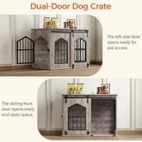 MAHANCRIS Dog Crate Furniture - Greige - image 4