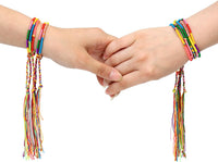 Resinta 100 Pieces Handmade Braided Bracelets Assorted Colors - color A - image 3