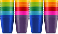PLASKIDY Kids Cups, Set of 18 Plastic Toddler Drinking Cups - Small (Pack of 2)