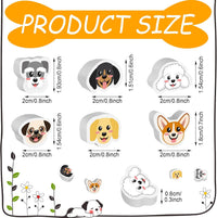 Chivao mini dog erasers for kids, 72 rubber erasers in poodle, pug, corgi and dachshund styles - view 15