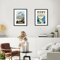 upsimples 50x70cm Puzzle Frame, Wall Decor Frames - Black / 17x22 - image 2