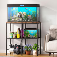 20-30 Gallon Fish Tank Stand, 31.5" L x 15.7" W x 31.4" H, Black – Essentials for Fish