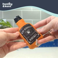 Huxley & Kent Plush Cat Toy - Interactive Catnip Toy for Cats & Kittens - Soft Kitty Toy with Crinkle & Catnip - Fun Indoor Play Toy - Kat Daniels Whiskey