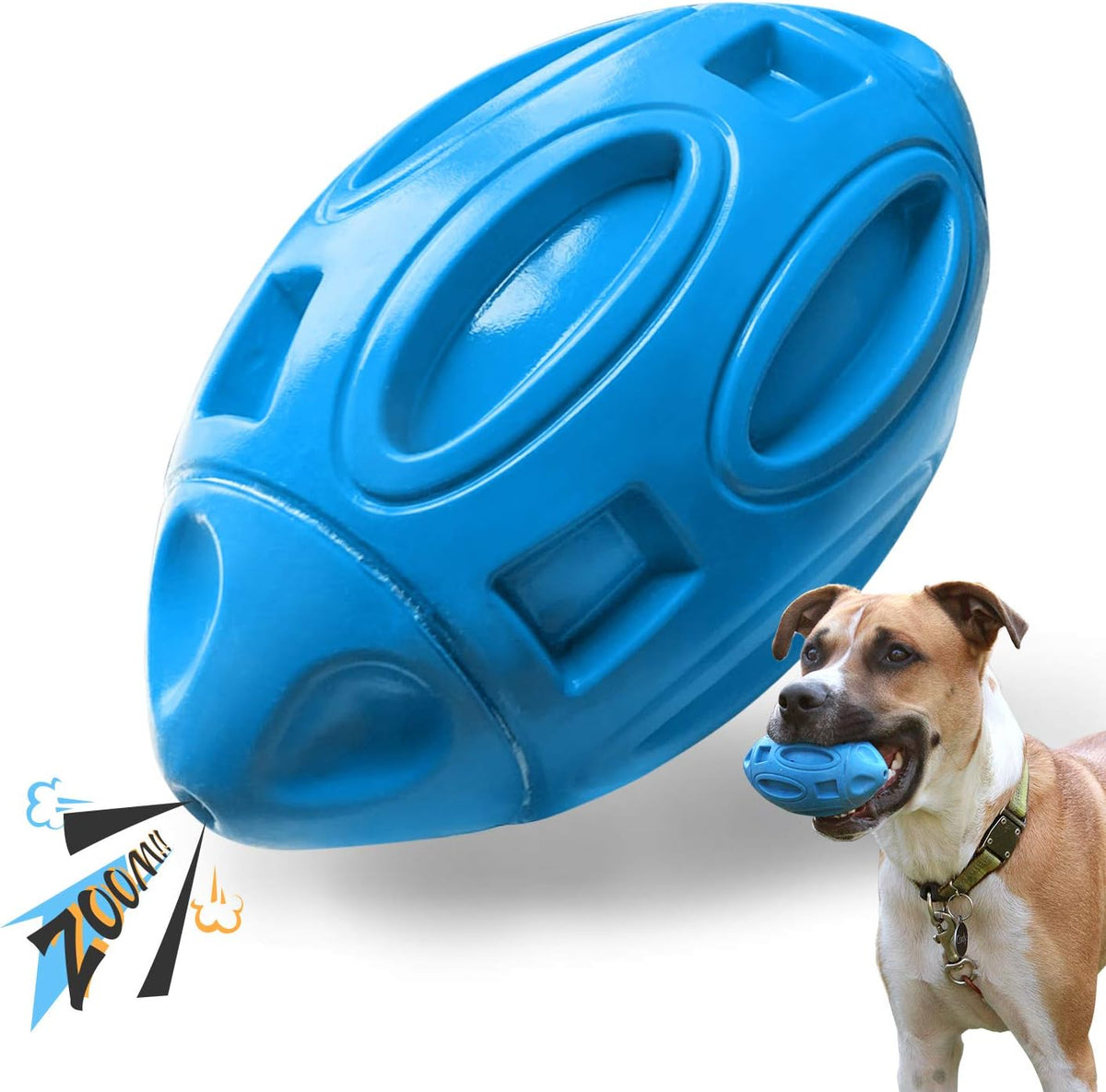 EASTBLUE Dog Toys for Aggressive Chewers - Blue