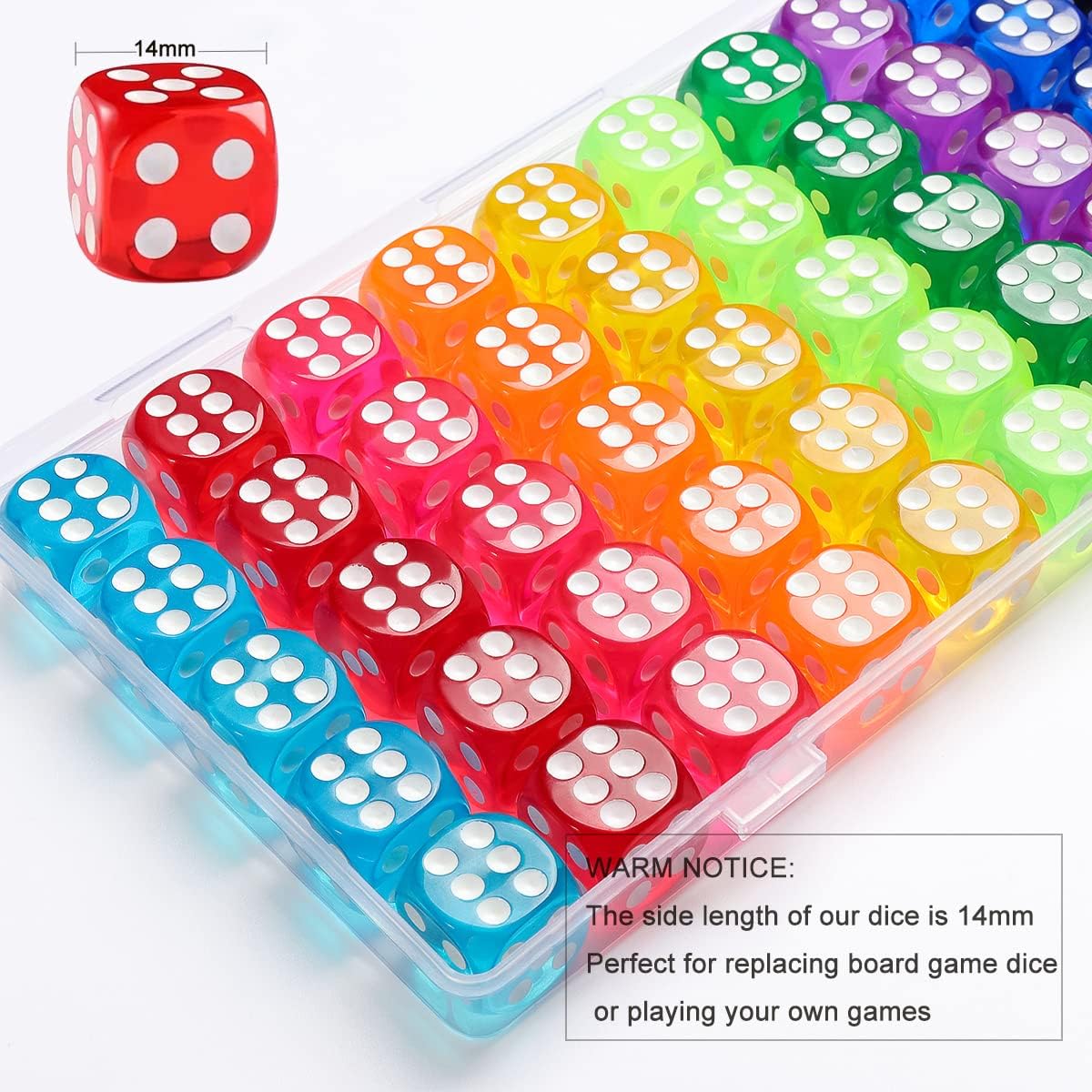 50 Pieces Dice Set, Math Learning, Classroom - image 2