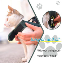 Cat Harness and Leash Set for Walking Escape Proof - Green / M 5.5-9 lbs - image 4