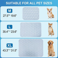 Dog Cooling Mat Q-MAX>0.5 Self-Cooling Mat for Dogs Crate Pad for Dogr - 36.0"L X 24.0"W - image 2