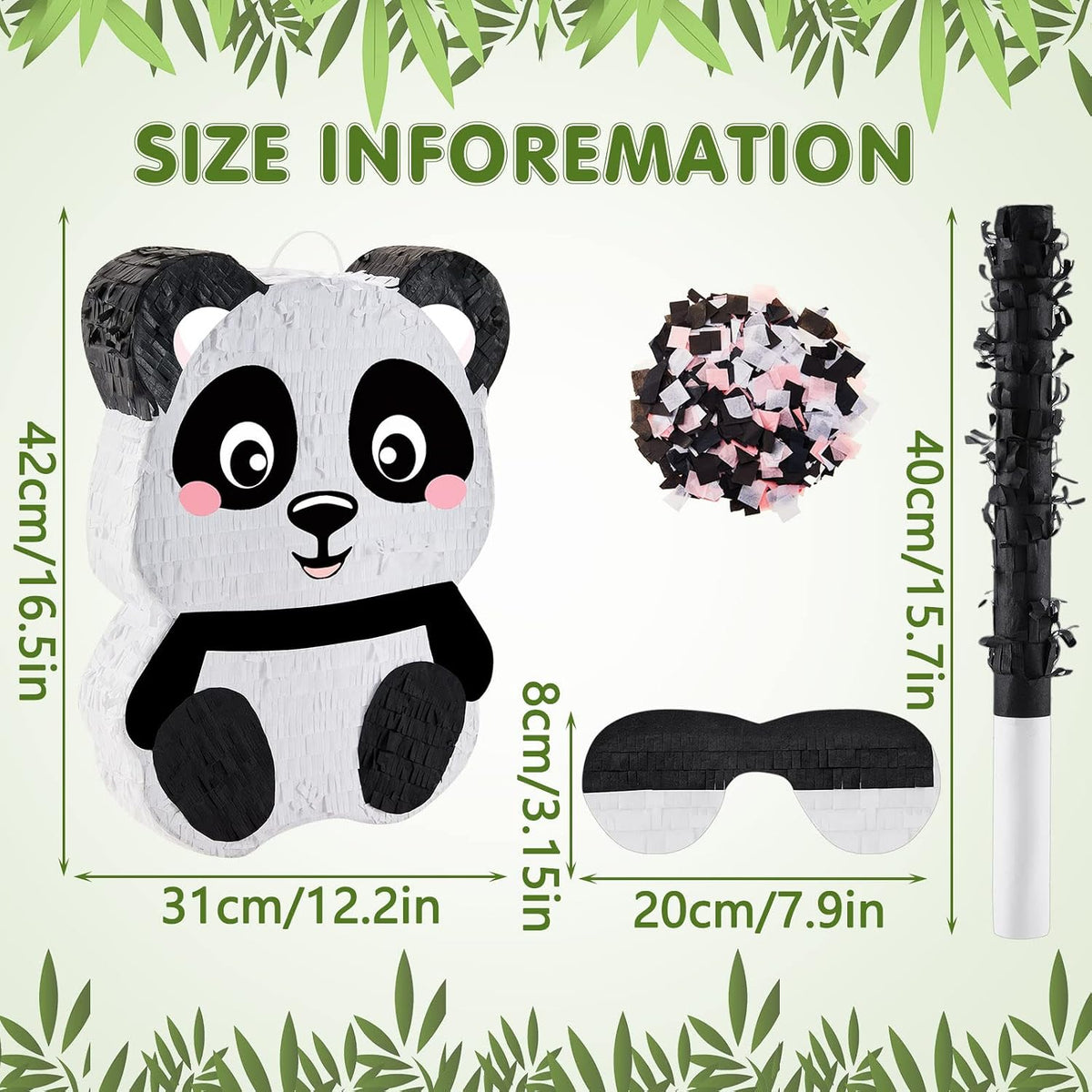 Lewtemi Robot Piñatas Birthday Party Favor - Panda Style - image 4