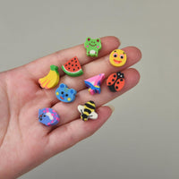 300PCS Mini Cute Animals and Fruits Pencil Erasers for Kids Bulk – Fun for Kids & Family - small / Animals and Fruits - image 2