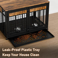 48 Inch Heavy Duty Dog Crate Furniture for Large Dogs, Decorative Pet House End Table, Extra Large Wooden Cage Kennel Furniture Indoor