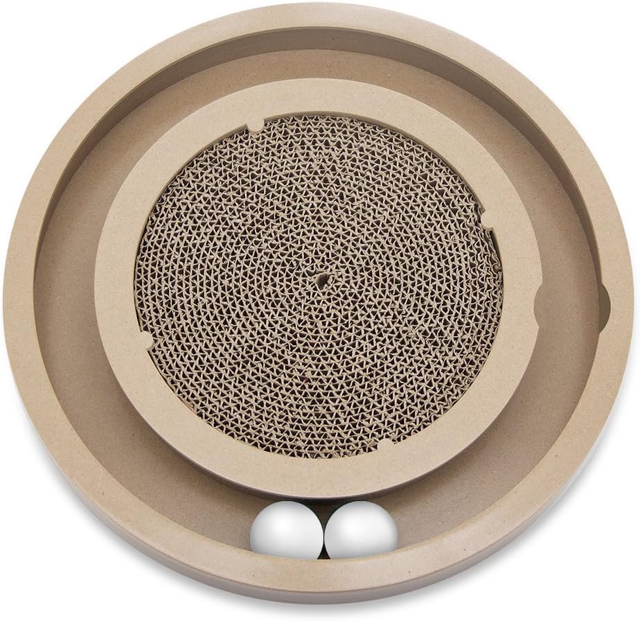 Catify Spin n' Scratch Cat Scratch Pad Refill, Round - Scratch & Spin