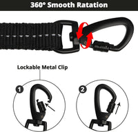 Long Dog Leash 15 FT: Heavy Duty Rope Leashes for Dogs Training - Black / 30ft*1/3'' - image 2