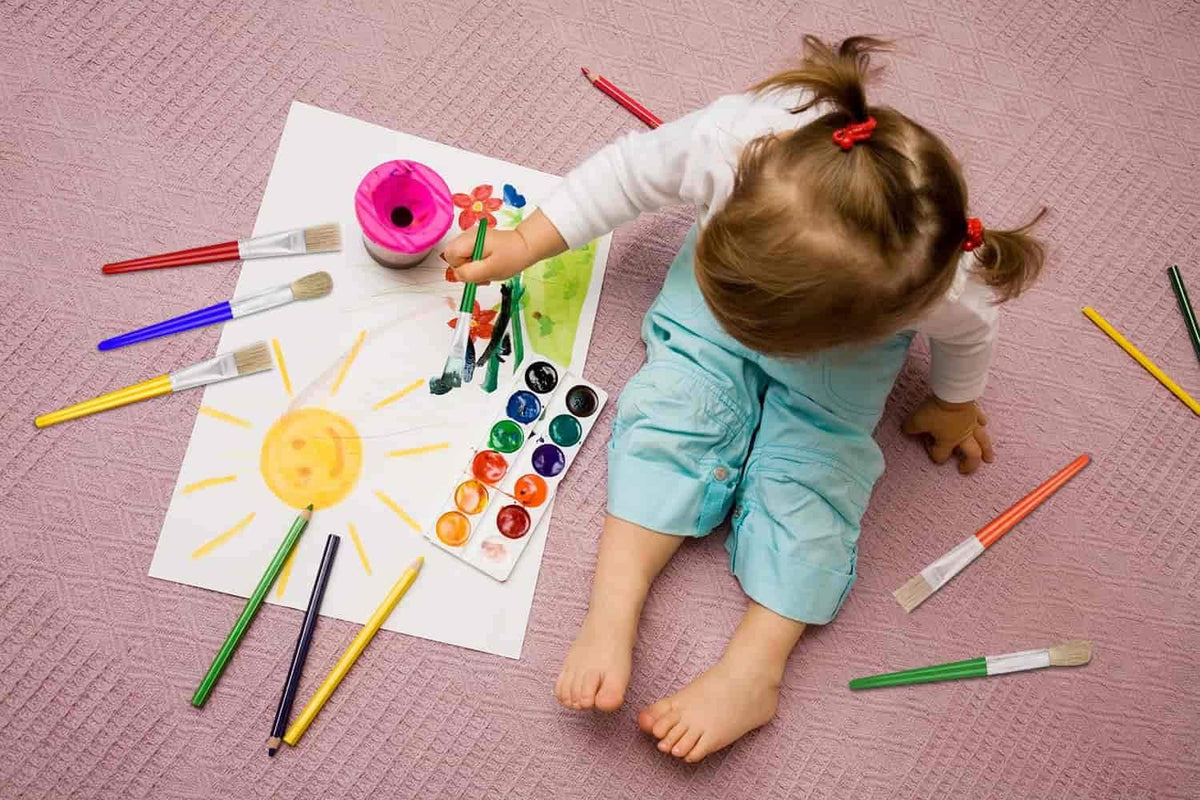 10Pcs Paint Brushes for Kids - Large (Pack of 2) - image 4